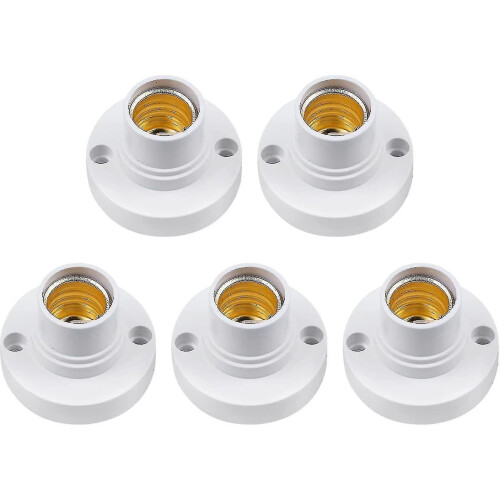 14 Lamp Holder,e14 Edison Screw Light Bulb Holder, Plastic Ceiling Lamp Socket Crday Gift -ych