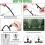 100Pcs Automatic Drip Irrigation Kit Adjustable Misting Sprinkler Flow Irrigation Drippers, 3 Tee Pipes Kit compatible with 4/7mm 4