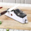 Adjustable USB Electric Knife Sharpener compatible with Kitchen Knives Utility Knife Scissors Sharpening White Medium Fine Grinding Blades 5