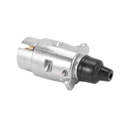 Conector de reboque de 7 pinos para serviço pesado com pinos redondos e 7 polos. 1