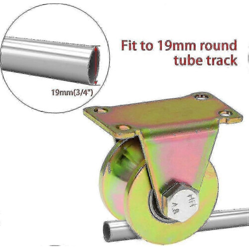 4 Pcs Sliding Gate Wheels 50mm With U Groove 1