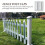 4Pcs Post Caps Cover Decorative Fence Post Caps Replacement Rectangle Post Covers 2
