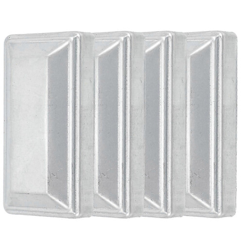 4Pcs Post Caps Cover Decorative Fence Post Caps Replacement Rectangle Post Covers 2