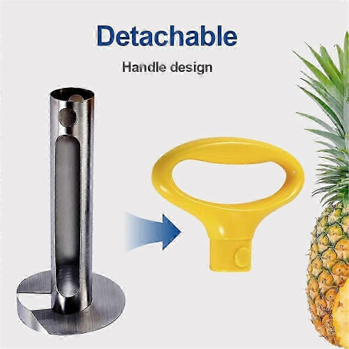 Coupe-ananas en acier inoxydable, éplucheur, trancheur, outil de cuisine facile à utiliser 2