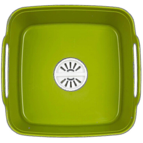 Afwasbak met afvoer - Groen 2