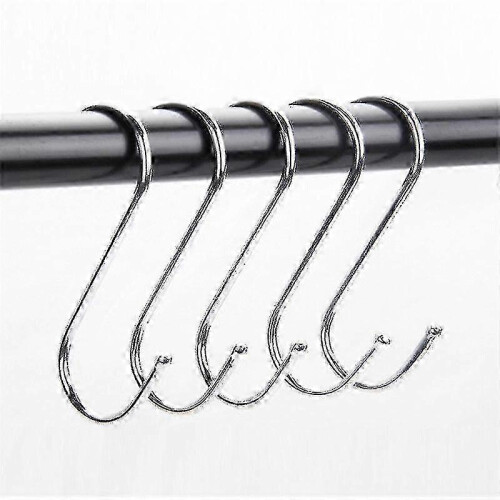 10pcs Stainless Steel S-shape Hook Kitchen Bedroom Multi-function Railing S Hanger Hook Clasp Holder Hooks 2