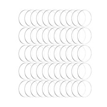 60 Pieces Transparent Acrylic Circle Discs Thick Round Acrylic Sheets Acrylic Circle Disc Ornament