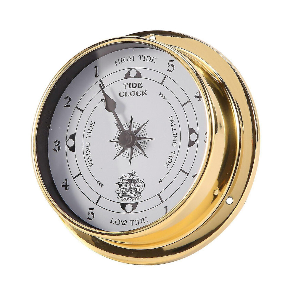 Marine Tidal Clock, Tester Copper Shell, Wall Hanging Boat Tidal Clock - 115Mm 3780583972723