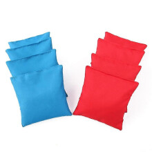8pcs 10x10cm Cornhole Bean Bags Set Corn Filled Cornhole Cloth Bags Training Equipment compatible with Outdoors Corn Hole Throwing Game