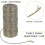 218 Yard 1.5mm Gold and Silver Metallic Thread Cord Tinsel String Non-Stretch Sparkle Thread 2