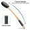 Back Lotion Applicator with Long Handle and 1 Replaceable Pads, Ideal compatible with Young People and the Elderly-Black. 2