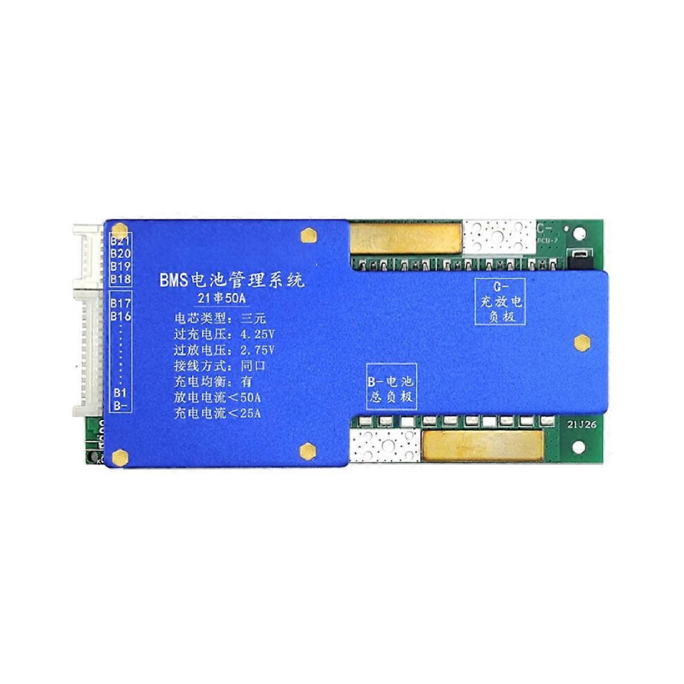 21S 50A Ternary Lithium Battery Protection Board 76V Charge And Discharge With Voltage Nce Bms 3514977940384