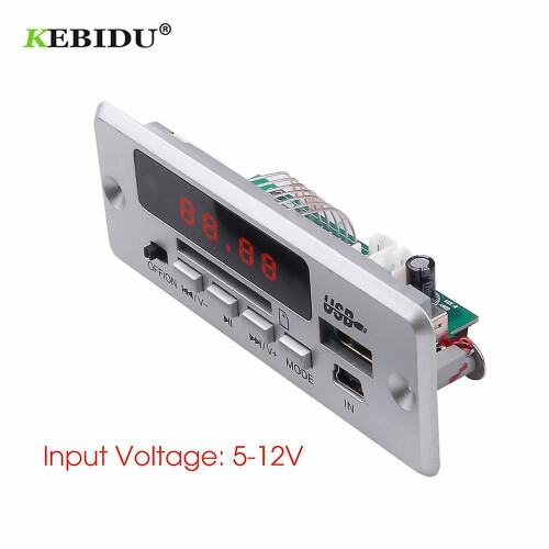 Bluetooth5.0 MP3 Decoding Board Module Wireless Car USB MP3 Player TF Card Slot / USB / FM / Remote 1