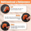 Multi-Functional Drill Bit Sharpener Tool with 12 Pcs Grinding Wheels 5