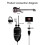 Cabo USB para guitarra, cabo de interface de guitarra para USB, compatível com adaptador de gravação para PC e guitarristas. 2