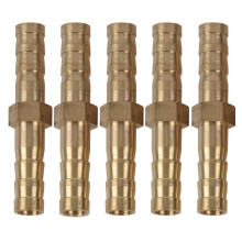 5 pezzi di raccordo dritto per tubo flessibile aria/gas con diametro interno di 6 mm