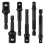 6pcs Impact Socket Adapter Set,1/4,1/2,3/8 Inch Impact Driver Conversion Set Socket Driver Bits Drill Socket Adapter Kit 3