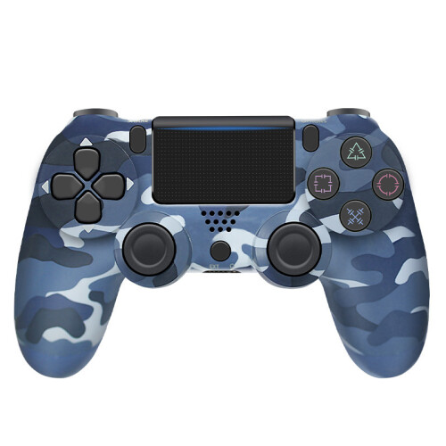 (camouflage blue) Hand Ps4 Shanks Six Axis Dual Vibration Bluetooth Levers Wireless Operating