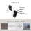 2PCS Battery Storage Organizer Combo Battery Organizer Storage Holder Battery Keeper Wall Holder 4
