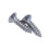 100x Stainless Steel Flat Head Phillips Self-Tapping Screw 12x3mm Silver 5