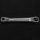 2X Mini Double Head Fast Ratchet Wrench Fast Socket Screwdriver Tool 5