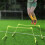 2 Pack Speed Training Hurdles Football Mobility Speed Training Aids Adjustable Hurdles (Yellow) 5