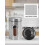 Conjunto de 3 Potes de Cozinha Prateados 3