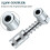 Grease Nozzle Adapter Grease - Accessory Grease Coupler Adapter with Sleeve 3 Grease Tool 2