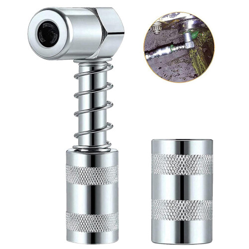 Grease Nozzle Adapter Grease - Accessory Grease Coupler Adapter with Sleeve 3 Grease Tool 2