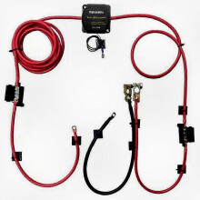 12V 140A Automatic Dual Battery Isolator Kit with Voltage Sensitive Relay compatible with RV Truck ATV 6 Meter Split Charger System