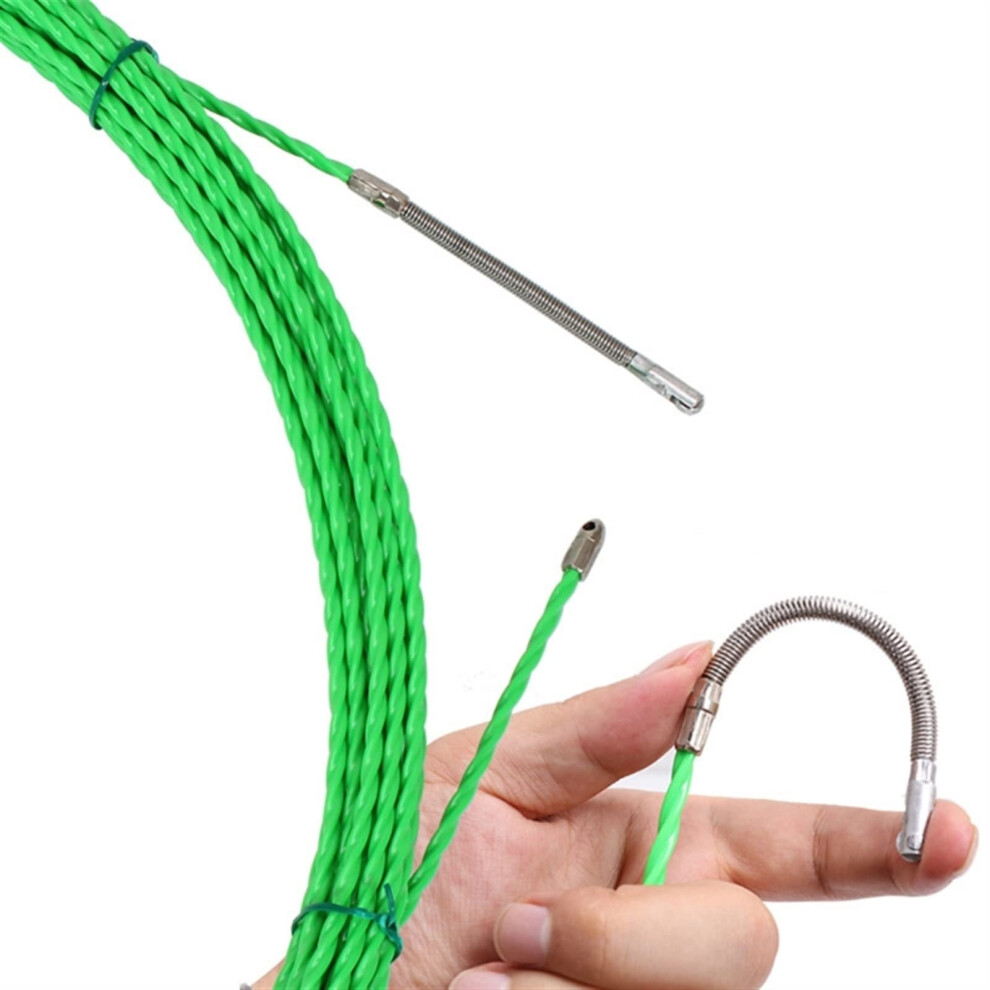 30M Cable Puller Fish Tape With Flexible Pom Construction For Fast Electrical Wire Routing 9330225550266
