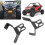 UTV Windshield Side Pillar Roll Mounting Bracket Led Work Light Fog Lamp Holder compatible with RZR XP 1000 900 3