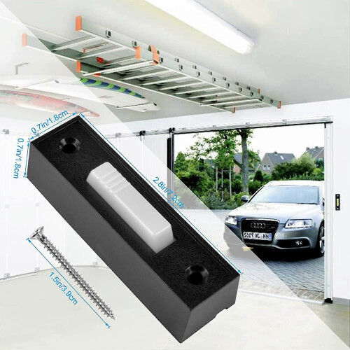 2Pcs Universal Garage Door Opener Switch 41A4166 Lighted Wall Mounted Push Button Black Finish with 1