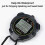 Digital Sports Stopwatch, 10Lap /Split Memory Stopwatch Count Down Timer, Large Display Waterproof 4