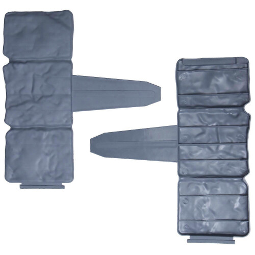12Pc Grey Garden Fence Edging Cobbled Stone Effect Plastic Lawn Edging Plant Border Decorations Flo 2