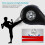 Διπλό Στόχο Κλωτσιών Taekwondo Kick Pads Προπόνησης Καράτε 2
