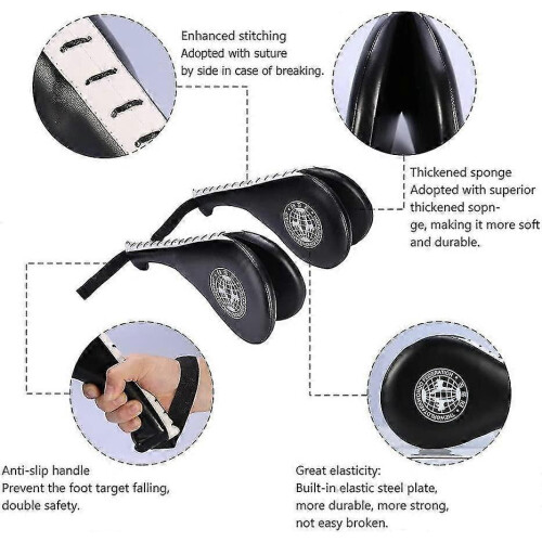 Διπλό Στόχο Κλωτσιών Taekwondo Kick Pads Προπόνησης Καράτε 2