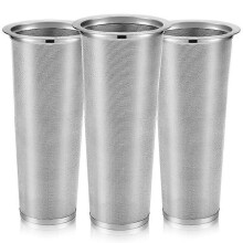 Lot de 3 filtres à café infusés à froid en acier inoxydable, infuseur à café et à thé, passoire à café Masons Cannin