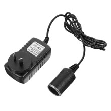 Adaptador de voltagem para acendedor de cigarros de carro, 100-240V para 12V (plugue AU)