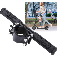 Apoio de braço ajustável e antiderrapante compatível com patinetes elétricos infantis.
