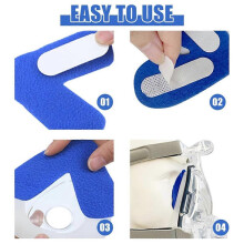 Conjunto de 5 protetores nasais compatíveis com máscara CPAP. Previnem irritação e vermelhidão na ponte nasal.