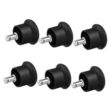 6pcs Heavy Duty Office Chair Wheels with Furniture Gliders for Carpet, Smooth Mobility and Floor Protection