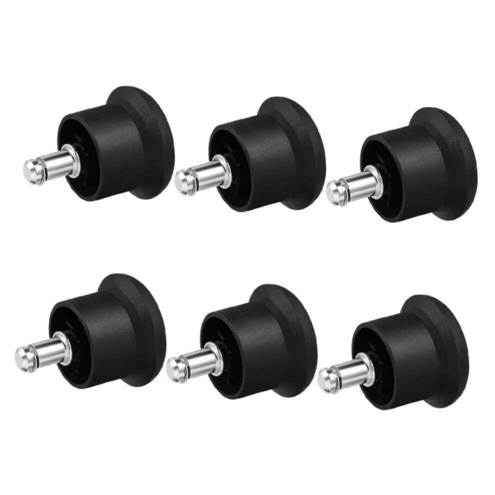 6Pcs Heavy Duty Office Chair Wheels With Furniture Gliders For Carpet, Smooth Mobility And Floor Protection 9771547994411
