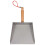 1pc Stainless Steel Mini Desktop Dustpan Kitchen Mini Dust Pan compatible with Home (Silver) 1