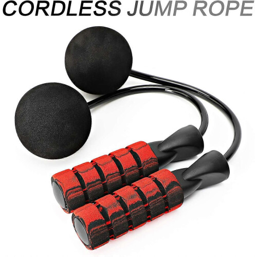 Corda de pular, corda de pular sem corda compatível com exercícios, corda de pular sem corda com peso ajustável 1