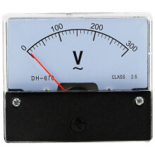 Rechthoekige AC 0-300V analoge spanningspaneelmeter voltmeter DH670