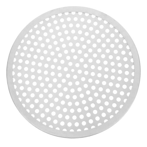 Plaque à pizza perforée en alliage d'aluminium, ustensile de cuisine