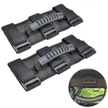 Set van 2 handgrepen, compatibel met de rolbeugels van de Jeep Wrangler, geschikt voor modellen van 1987-2018.