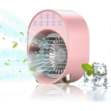 Mini ar-condicionado portátil, ar-condicionado móvel sem exaustão, ventilador silencioso para quarto, aparelho silencioso para celular