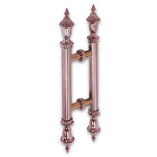 Door Pull Handle 120cm Red Copper Finish, Luxury European Style Stainless Steel Door Handle